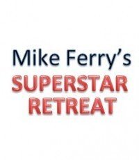 Historical event graphic: Mike Ferry's Superstar Retreat